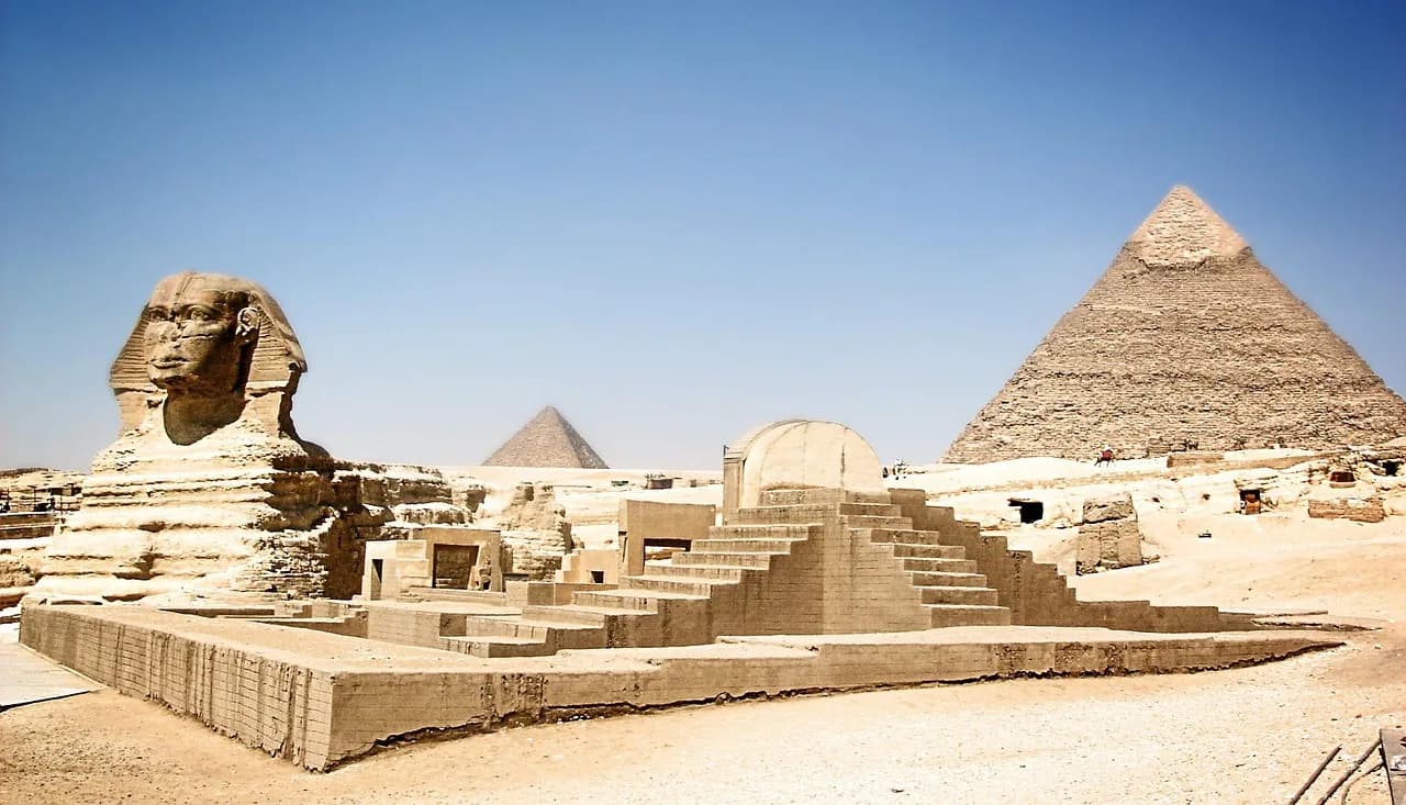 egypt, pyramids, egyptian, ancient, travel, tourism, history, desert, old, giza, culture, architecture, landmark, nature, sphinx, monument, stone, famous, civilization, tomb, archeology, sand, great,